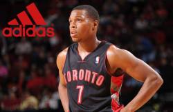 kyle lowry is down w/ the brand with three stripes
