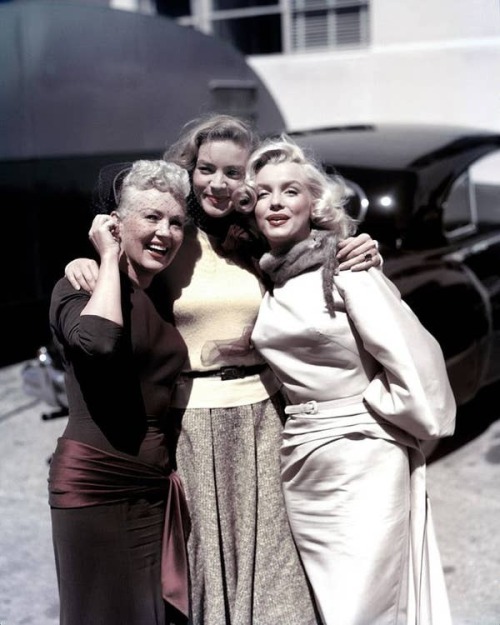 Betty Grable, Lauren Bacall, and Marilyn Monroe Nudes & Noises