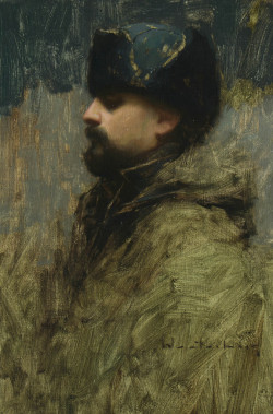 Self Portrait With Fur Hat, Aaron westerberg