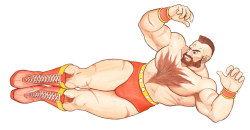 nakedpicturesofyourdad:  25. Zangief We’re finally up to the