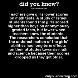 did-you-kno:  All of the teachers in this study were women, but