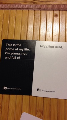 beyondtheoath:  Sometimes CAH hits too close to home.