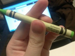This is also an important crayon but for personal reasons