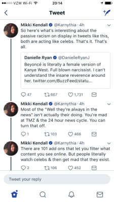 A thread in response to white women’s ugliness about Beyonce’s