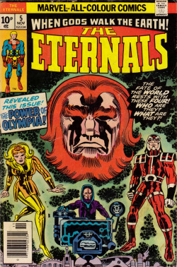 The Eternals, No. 5 (Marvel Comics, 1976). Cover art by Jack