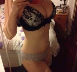 making-sense-of-dreams:  Bought a new bra from Ann Summers and