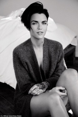 uswntlover94:  Ruby Rose in L'Officiel Italia  Photo: Hilary