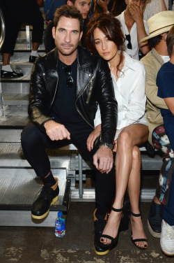 celebritiesofcolor:  Dylan McDermott and Maggie Q attend the