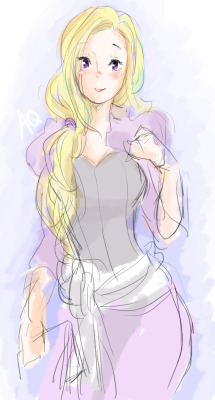 aqueousblue:Did a quick sketch of Iris from Story of Seasons