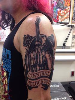 infernoprison:  My new Cannibal Holocaust tattoo. 