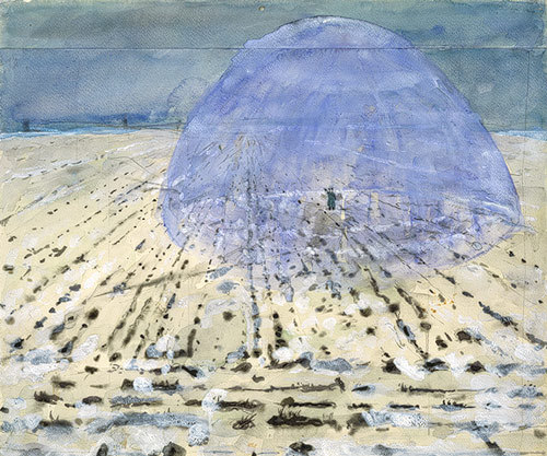 Anselm Kiefer.Â Everyone Stands Under His Own Dome of Heaven.Â 1970.