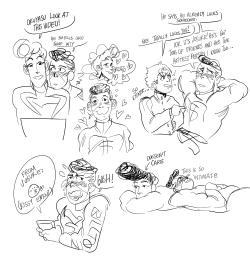 hialmberi:  semi-autobiographical sketch dump of pining okuyasu