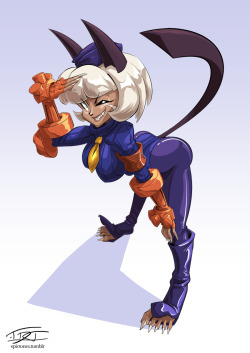 epictones:  Ms. Fortune as a Shadaloo Doll for an anonymous patron.You