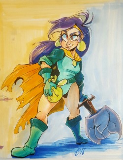 robotb3ar:  A little drawing of Vambre from Mighty Magiswords.