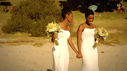 lesbiansilk:  Our Colourful Love - An Element of Freedom wedding