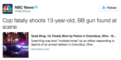 the-movemnt:  13-year-old Tyree King shot and killed by Ohio
