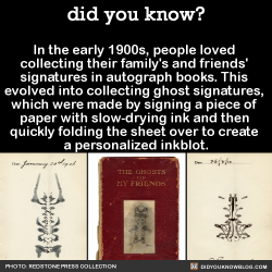 did-you-kno:  In the early 1900s, people loved  collecting their