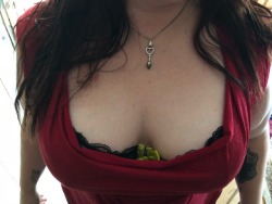 chastityknight:  She wears the key and the cock :)