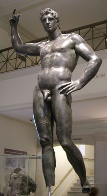 static-people:   Bronze Statue of a Man. ca. mid 2nd-1st century