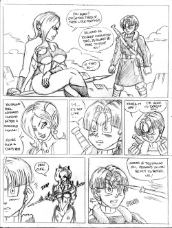 Trunks and Towa, short comic!Â I havenâ€™t played Xenoverse