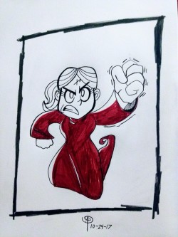 chillguydraws:  Inktober 2017  Day 24 - Imp  Heloise