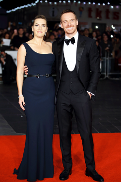 mcavoys:    Kate Winslet and Michael Fassbender attends a screening