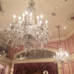la-petitefille:the chandeliers in the disneyland stores are so