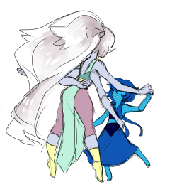 crimpeekodraws:  OPAL IS A POPULAR FUSION PROMPTThis time with