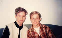 k1ss:   Justin Timberlake & Ryan Gosling (1994)  im melting