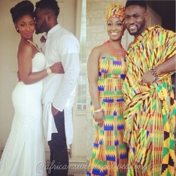 naijagirl:  fckyeahprettyafricans:  Traditional Ghanaian couple