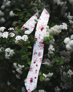 culturenlifestyle:  New Stunning Floral Ties   Gone are the