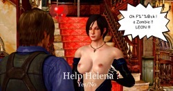 As Leon And Helena Decide on how to Escape the Mansion (By Finding