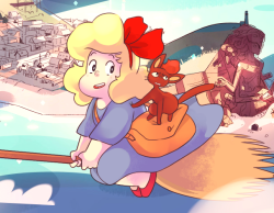 kalematsuba:  sadie’s delivery service !! been wanting to do
