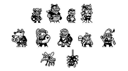 gameboydemakes:Sprites from the Sly Cooper demake!If you liked