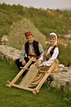 balkan-thug:  Bosnians in traditional clothes 