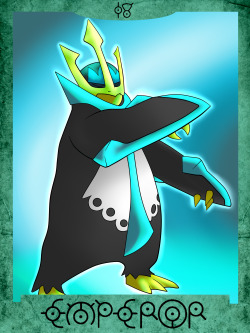 jarzardart:  Empoleon the emperor Prideful pokemon who will not