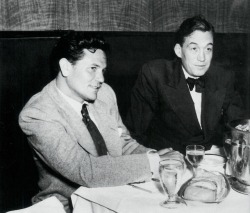 ladybegood:  John Garfield and John Huston