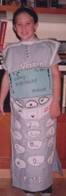 zoomerbro:  once i was a nokia cell phone for halloween  submitted
