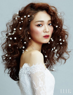 koreanmodel:  Kim Hee Seon by Park Ki Sook for Elle Korea Bride
