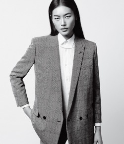 hauteinnocence:  Liu Wen in “Well Suited” by Daniel Riera