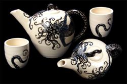 orangemoontea:  Sirens of the sea enjoy a cup of tea.. 