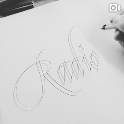 instagram:  Evolving the Art of Calligraphy with @seblester 