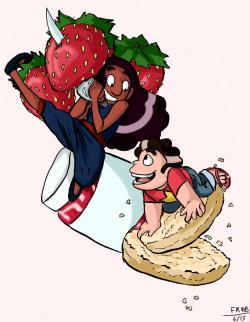 frankycreative:  “She’s the Strawberry!”  “And he’s