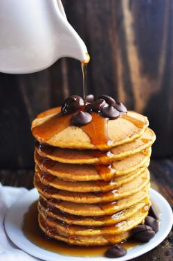 fullcravings:  Pumpkin Pancakes   Like this blog? Visit my Home