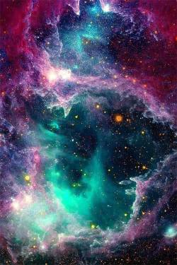 the-wolf-and-moon:  NGC 3324, Keyhole Nebula