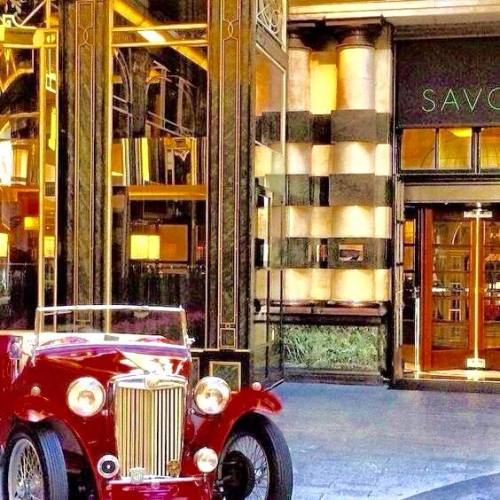 frenchcurious:The Savoy Hotel, London.(MG). - source Art Deco.