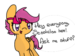 ask-epic-scootaloo:  Ask me stuff maybe…?  <3 Go ask da