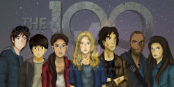 the100-art:  The 100: Favorite Characters by AliAvian  “These