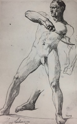 Academic Male Nude, Henri Lehmann