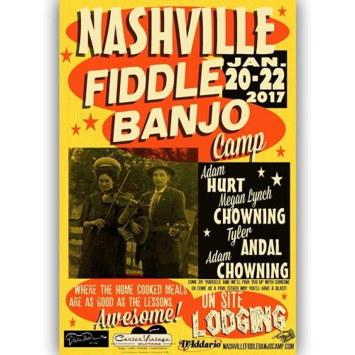 <p>Oh it’s on. @clawhammerist @tylerandal @adamspickoftheday and me! Camp registration opens September 1st at 9am central. Last year this thing sold out in 2 minutes. Get your button-pushing fingers ready. This is a long weekend of old-time fiddle and banjo joy. #fiddle #banjo #fiddlebanjo #oldtime #nashville  (at Ridgetop, Tennessee)</p>